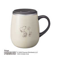 BRUNO ブルーノ PEANUTS 蓋つきステンレスマグshort エクリュ BHK262
