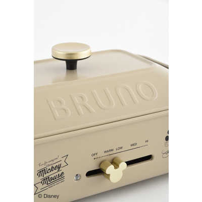 BRUNO ブルーノ DISNEY コンパクトホットプレート ［プレート3枚