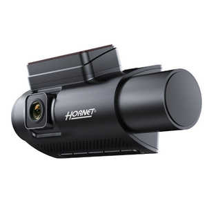 加藤電機 前方+車内対応 セキュリティデュアルカメラドライブレコーダー HORNET [一体型 /Full HD(200万画素) /駐車監視機能付き] HSDR300701