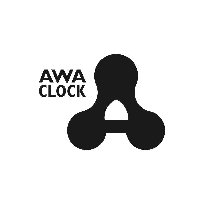 タカタレムノス タカタレムノス 壁掛け時計 カラ ホワイト（ブルー針） AWA21-01WH-B AWA21-01WH-B