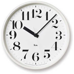 タカタレムノス リキスチールクロックホワイト WR0825WH