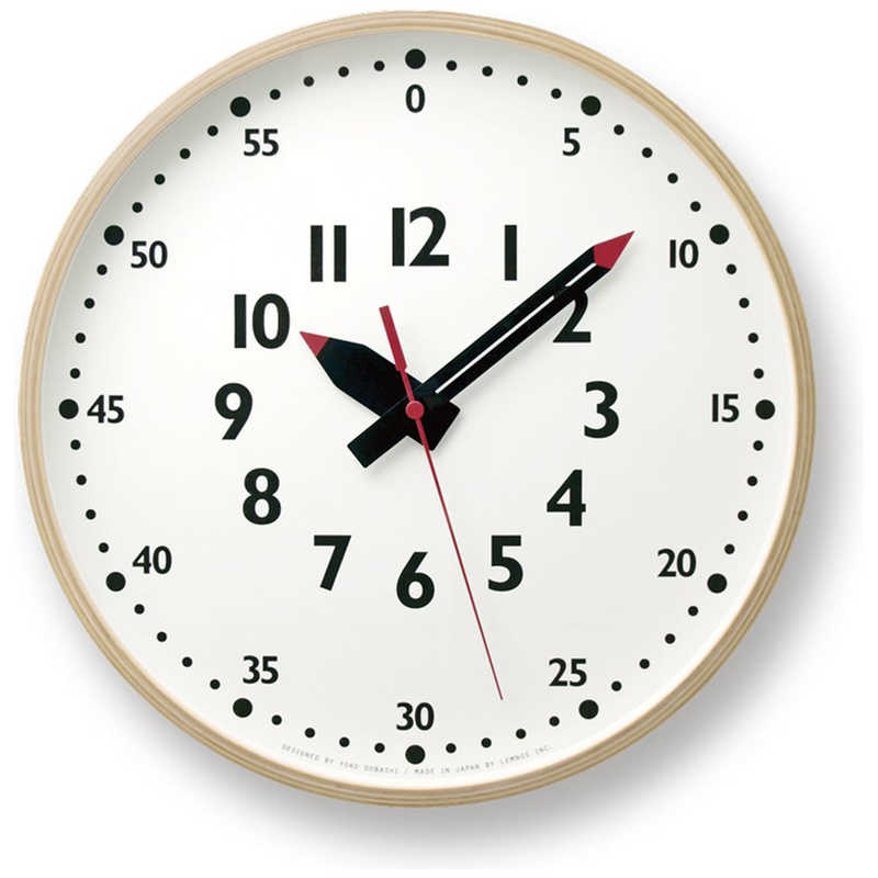 タカタレムノス タカタレムノス fun pun clock / Lサイズ ホワイト YD14-08L YD14-08L
