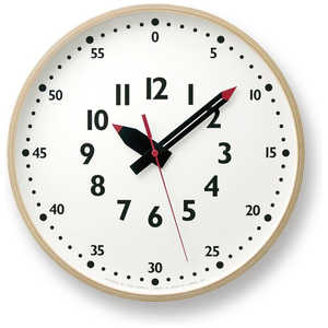 タカタレムノス Lemnos fun pun clock / Lサイズ ホワイト YD1408L