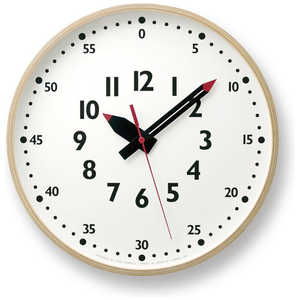 タカタレムノス fun pun clock / Lサイズ ホワイト YD14-08L タカタレムノス fun pun clock / Lサイズ ホワイト YD14-08L