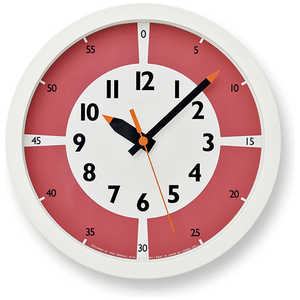 タカタレムノス Lemnos fun pun clock with color! レッド レッド YD1501RE