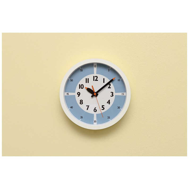 タカタレムノス タカタレムノス fun pun clock with color！ ライトブルー YD15-01LBL YD15-01LBL