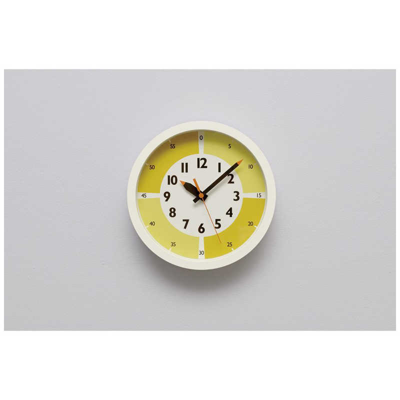 タカタレムノス タカタレムノス fun pun clock with color! イエロー YD15-01YE YD15-01YE