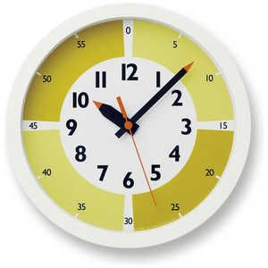 タカタレムノス Lemnos fun pun clock with color! イエロー イエロー YD1501YE