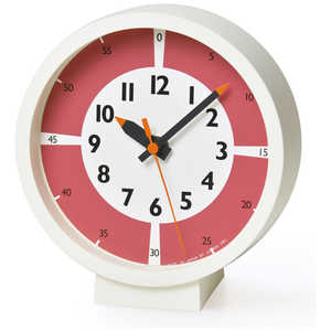 タカタレムノス Lemnos fun pun clock with color! for table レッド レッド YD1805RE