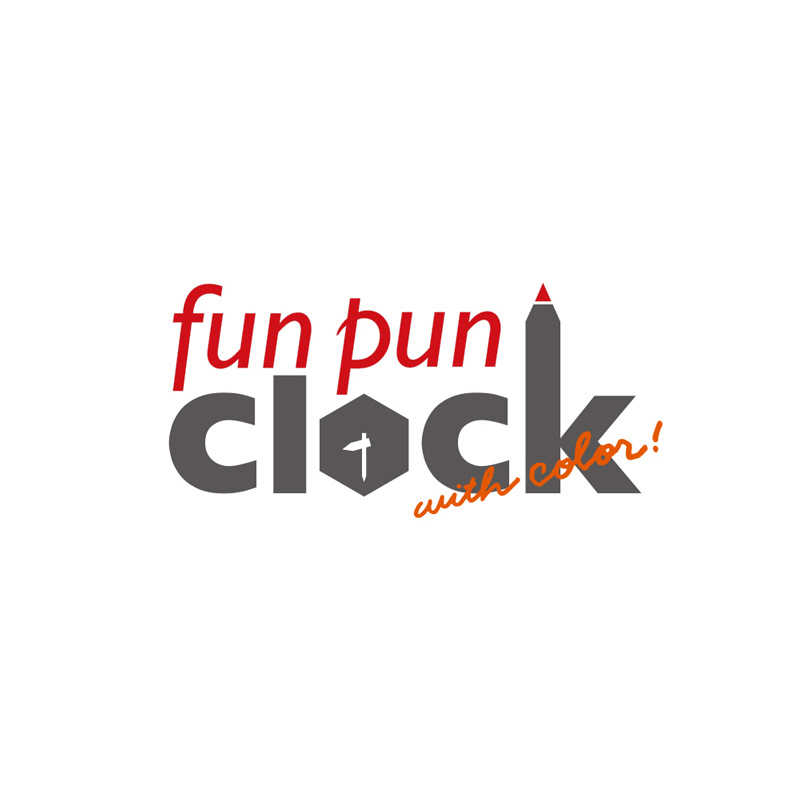 タカタレムノス タカタレムノス fun pun clock with color！ for table ライトブルー YD18-05LBL YD18-05LBL