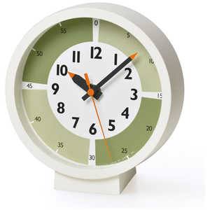 タカタレムノス fun pun clock with color! for table グリーン YD18-05GN タカタレムノス fun pun clock with color! for table グリーン YD18-05GN