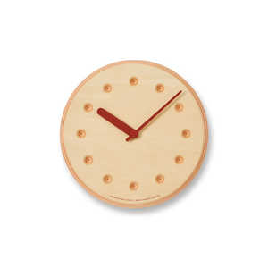 タカタレムノス Paper-Wood CLOCK オレンジ DRL1907OR タカタレムノス Paper-Wood CLOCK オレンジ DRL1907OR