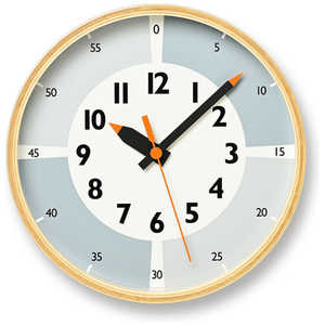 タカタレムノス fun pun clock with color!GY Lemnos YD2309GY タカタレムノス fun pun clock with color!GY Lemnos YD2309GY