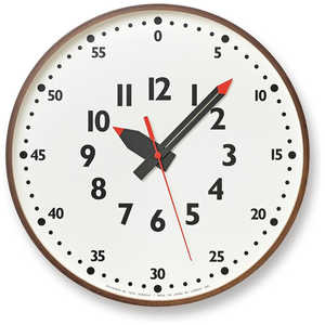 タカタレムノス fun pun clock Lブラウン Lemnos YD1409LBW