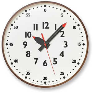 タカタレムノス fun pun clock Lブラウン Lemnos YD1409LBW タカタレムノス fun pun clock Lブラウン Lemnos YD1409LBW