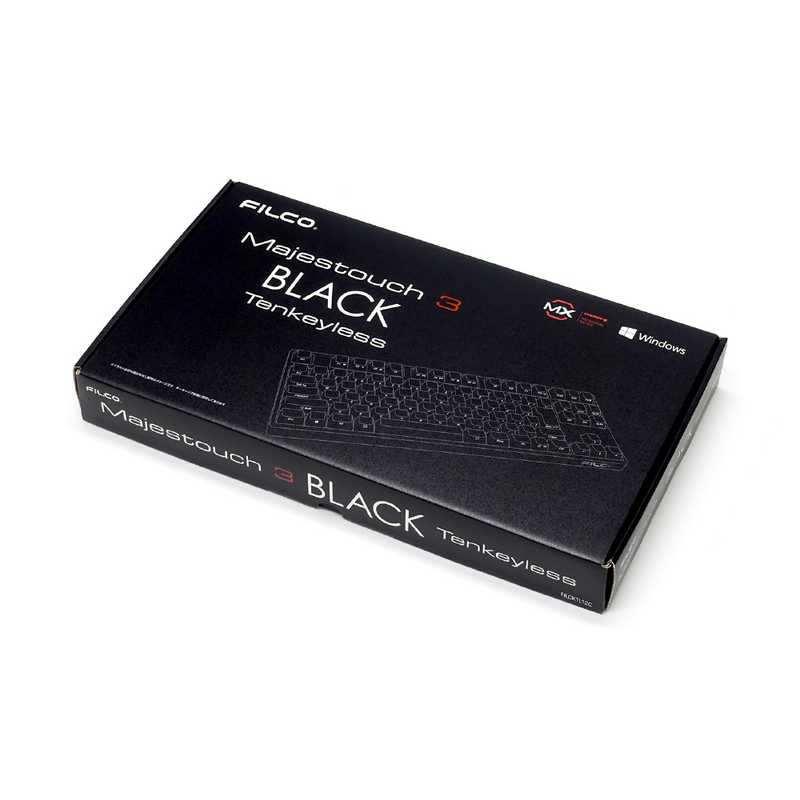 FILCO FILCO Majestouch 3 BLACK Tenkeyless 静音赤軸 日本語配列 マットブラック ［有線 PS2・USB］ FKBN91MPSNFMB3 FKBN91MPSNFMB3