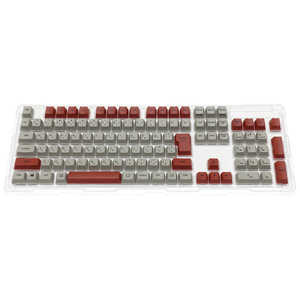 FILCO 〔キーキャップ〕 レトロベーシックキーキャップ グレー/えんじ配色 FKCS108KFC FILCO 〔キーキャップ〕 レトロベーシックキーキャップ グレー/えんじ配色 FKCS108KFC