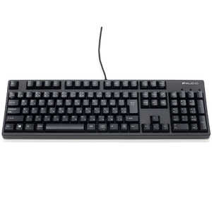 FILCO キーボード Majestouch ＋(日本語かなあり・茶軸) ［有線 /PS/2・USB］ マットブラック FKBN108MJMBH