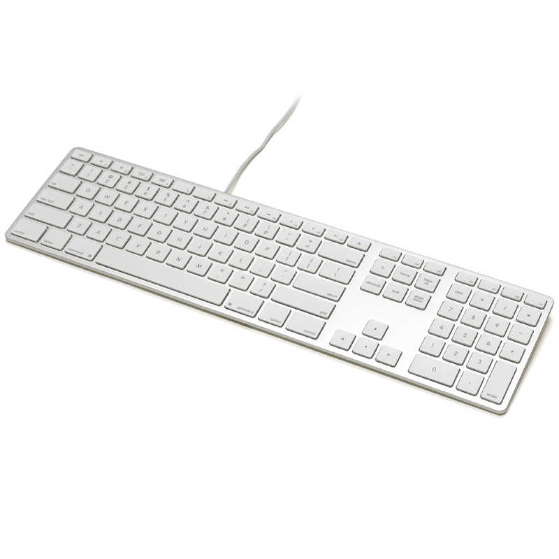 MATIAS MATIAS キーボード USB-Aハブ搭載 Wired Aluminum keyboard for Mac(英語配列) ［有線 /USB-A＋USB-C］ シルバー FK318S/3 FK318S/3