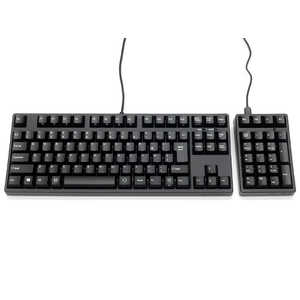 FILCO キーボード・テンキーセット TKSP オフィスセット(静音赤軸) ［有線 /PS/2・USB］ マットブラック FKBN9122MPS/NB