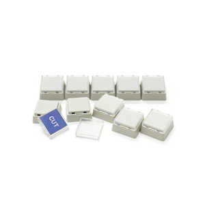 ダイヤテック クリアトップキーキャップ 10個セット FKCS10CT