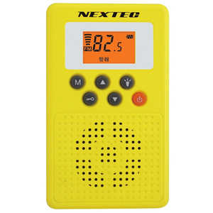 FRC 防災ラジオ ワイドFM対応 イエロー NX-W109RDYWE FRC 防災ラジオ ワイドFM対応 イエロー NX-W109RDYWE