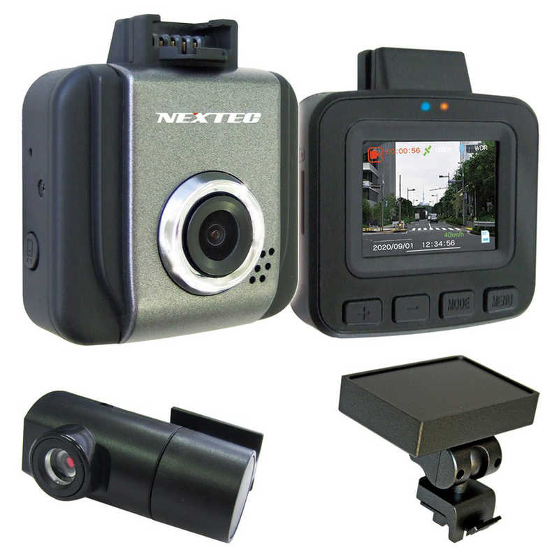 FRC FRC ドライブレコーダー 前後2カメラ NEXTEC[前後カメラ対応 /Full HD（200万画素） /セパレート型] NX-DRW22PLUSE NX-DRW22PLUSE
