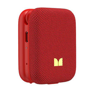 モンスター Bluetoothスピーカー Blaster Atom ［防水 / Bluetooth対応］ レッド MS62130（RD）