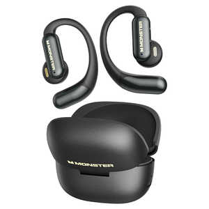 モンスター 完全ワイヤレスイヤホン Monster Open Ear AC550 ［ワイヤレス(左右分離) / オープンイヤー型 / Bluetooth対応］ MH22259-BK