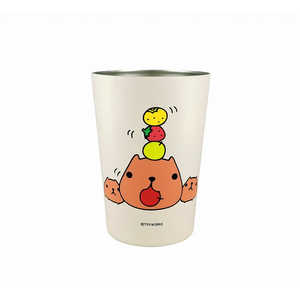 東亜金属 カピバラさん 2WAY二重タンブラー M 450ml フルーツ 202-035 東亜金属 カピバラさん 2WAY二重タンブラー M 450ml フルーツ 202-035