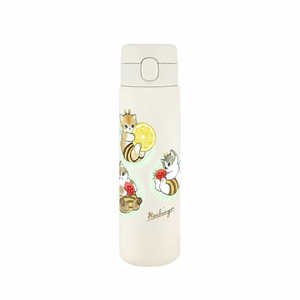 東亜金属 mofusand ステンレスワンプッシュボトル480ml みつばち 53-2077 東亜金属 mofusand ステンレスワンプッシュボトル480ml みつばち 53-2077