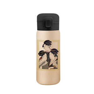 東亜金属 和宝堂 ステンレスワンプッシュボトル350ml 寛政三美人 841002