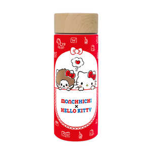 東亜金属 モンチッチ×ハローキティ ステンレスボトル300ml(ポケット) 131001
