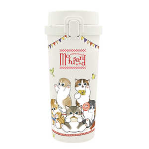 �������� mofusand�X�e�����X�����v�b�V���^���u���[480ml(�s�N�j�b�N) 534008