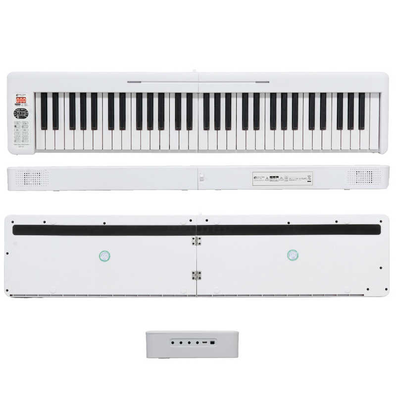 キクタニ キクタニ 折りたたみ式電子キーボード ホワイト [61鍵盤] KDP-61PWHT KDP-61PWHT