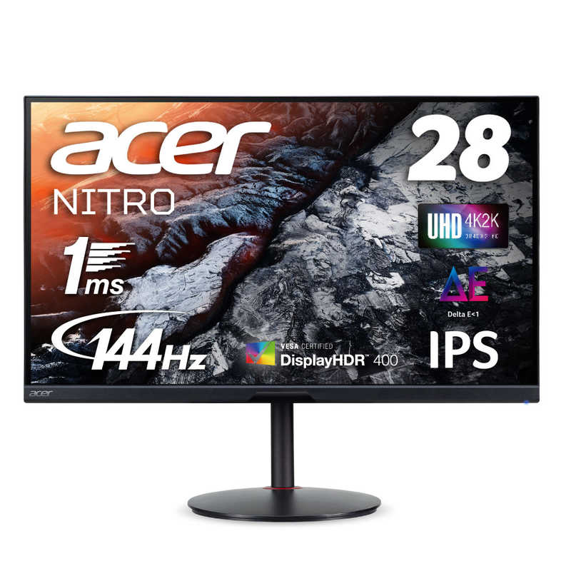 ACER エイサー ACER エイサー ゲーミングモニター Nitro XV2 ブラック [28型 /4K(3840×2160） /ワイド] XV282KKVBMIIPRUZX XV282KKVBMIIPRUZX