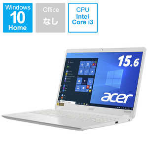 ACER エイサー ノートパソコン Aspire 3 パールホワイト [15.6型 /intel Core i3 /メモリ：8GB /SSD：256GB] A315-56-F38U/W