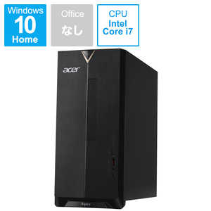 ACER エイサー デスクトップパソコン Aspire TC [モニター無し /intel Core i7 /メモリ：16GB /SSD：1TB /2021年9月モデル] TC-1660-A76Z/166S ブラック