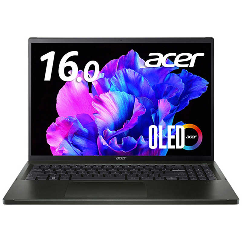 ACER エイサー ACER エイサー ノートパソコン Swift Edge OLED [ 16型 / Win11 Home / Ryzen 7 / メモリ16GB / SSD512GB / Office ] オリビンブラック SFE16-43-A76Y/KF SFE16-43-A76Y/KF