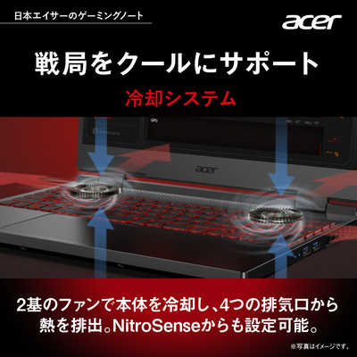 ACER エイサー ゲーミングノートパソコン Nitro 5 [RTX 4060 /15.6型 