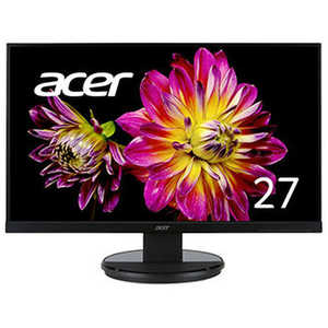 ACER エイサー LEDバックライト搭載液晶モニター K2シリーズ ブラック [27型 /フルHD(1920×1080) /ワイド] K272HLEBMIDX