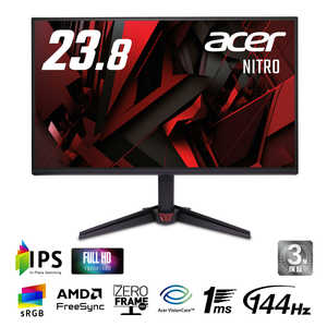 ACER エイサー ゲーミングモニター［23.8型 / フルHD(1920×1080) / ワイド / 144Hz］ VG240YP6bmipx