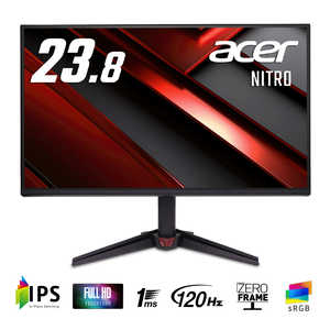 ACER エイサー ゲーミング液晶ディスプレイ VG240YGbmipx NITRO VG0 ［23.8型 /フルHD(1920×1080) /ワイド］ ブラック 