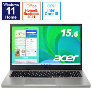 ACER エイサー ノートパソコン ボルケーノグレー [15.6型 /intel Core i5 /メモリ:8GB /SSD:512GB /Office HomeandBusiness] AV15-51-H58Y/F