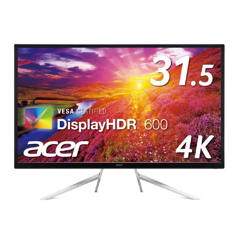 ACER エイサー ACER エイサー 液晶モニター ET2シリーズ ブラック [31.5型 /4K(3840×2160） /ワイド] ET322QKCBMIIPZX ET322QKCBMIIPZX