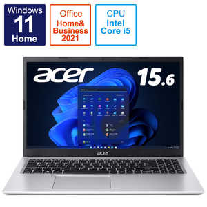 ACER エイサー Aspire 3 ピュアシルバー (15．6型 /Windows11 Home /メモリ：8GB) A315-58-WF58Y/SF