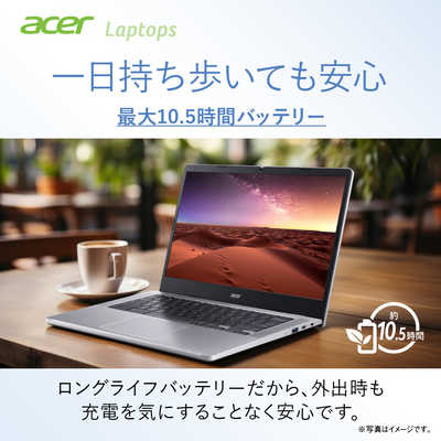 ACER エイサー Chromebook ピュアシルバー CB314-4H-F14P の通販