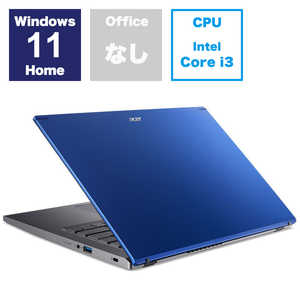 ACER  Ρȥѥ Aspire 5 [14.0 /Windows11 Home /intel Core i3 /ꡧ8GB /SSD256GB /2023ǯ8ǥ] ƥ֥֥롼 A514-55-N38U/