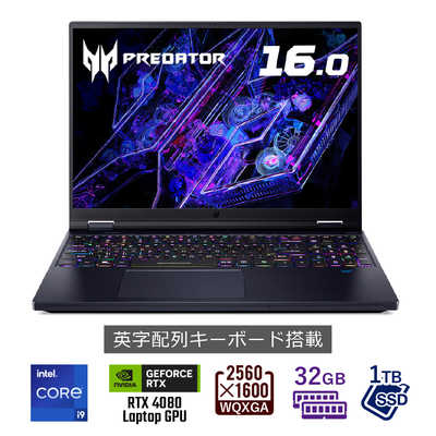 ACER エイサー ゲーミングノートパソコン Predator Helios 16 アビサル 