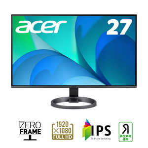 ACER エイサー PCモニター RL2シリーズ ダークグレー [27型 /フルHD(1920×1080) /ワイド] RL272ymiixv